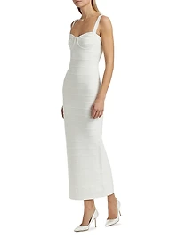 Muse Bandage Sweetheart Body-Con Gown