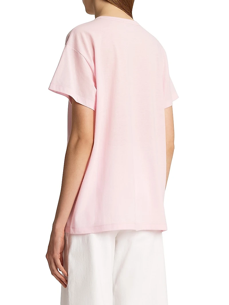 Maeve Cotton-Blend Crewneck T-Shirt