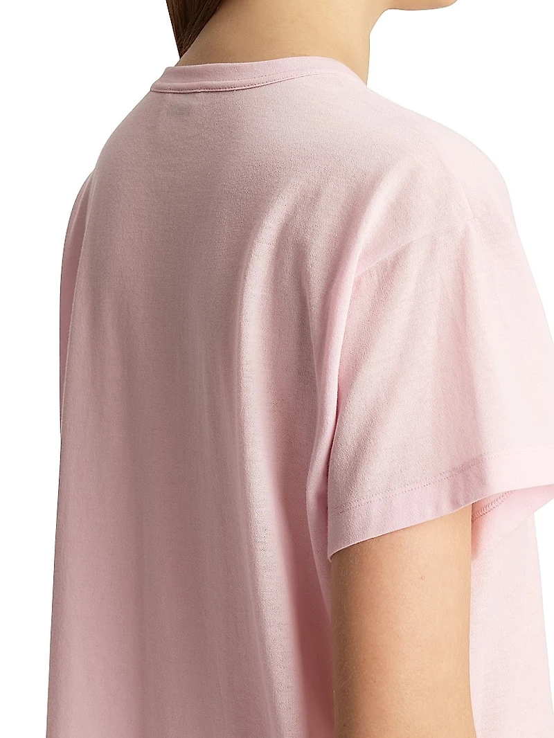Maeve Cotton-Blend Crewneck T-Shirt