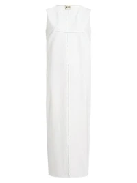 Hal Oversized Cotton Sleeveless Maxi Dress