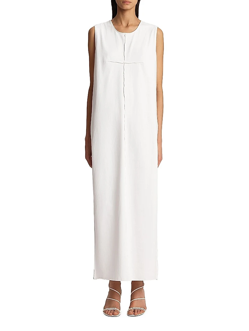 Hal Oversized Cotton Sleeveless Maxi Dress