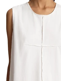 Hal Oversized Cotton Sleeveless Maxi Dress