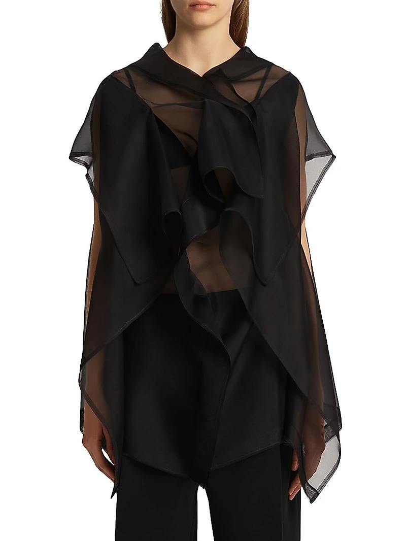 Santana Silk Organza Top