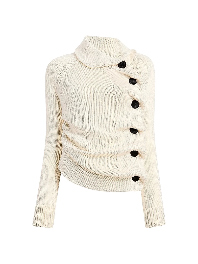 Lorrai Silk Knit Cardigan