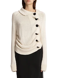Lorrai Silk Knit Cardigan