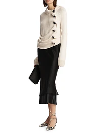 Lorrai Silk Knit Cardigan