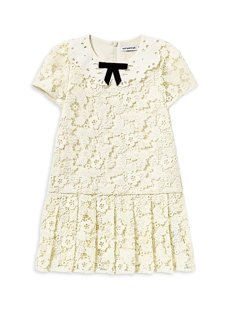 Little Girl's & Butterfly Lace Dress