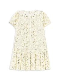 Little Girl's & Butterfly Lace Dress