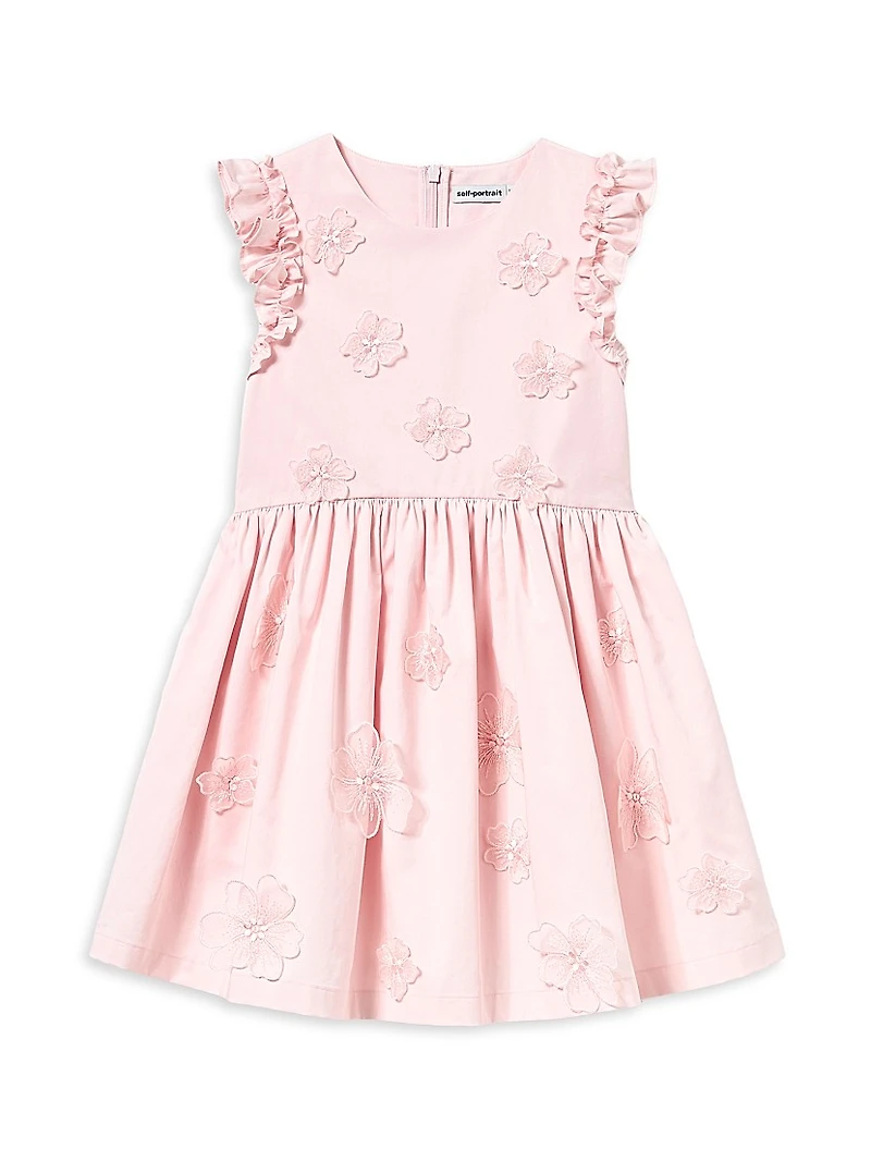 Little Girl's & Cotton Flower Dress