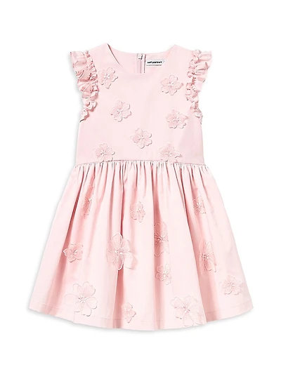 Little Girl's & Cotton Flower Dress