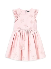 Little Girl's & Cotton Flower Dress