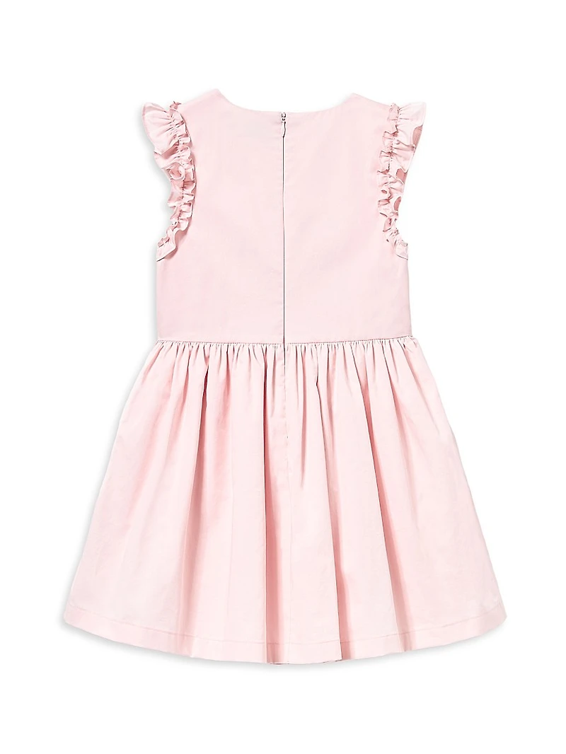 Little Girl's & Cotton Flower Dress