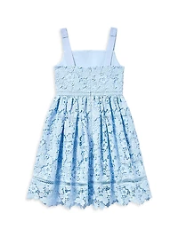 Little Girl's & Butterfly Lace Dress