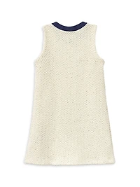 Little Girl's & Sequin Knit Dress
