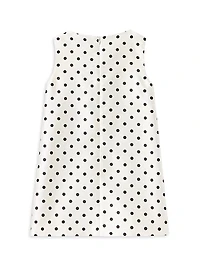 Little Girl's & Polka Dot Taffeta Dress