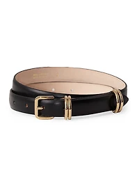 Constance Smooth Leather Belt