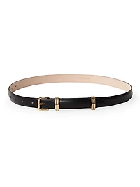 Constance Smooth Leather Belt