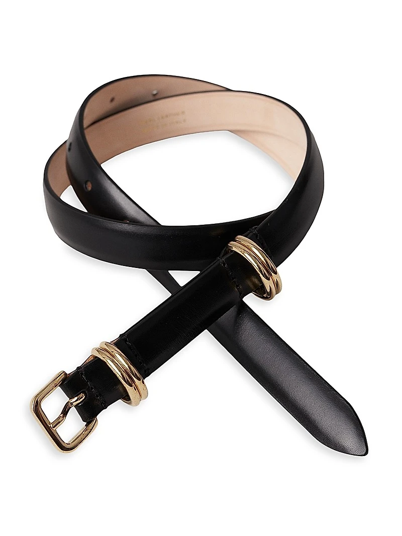 Constance Smooth Leather Belt