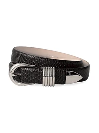 Hollyhock Viper Leather Belt