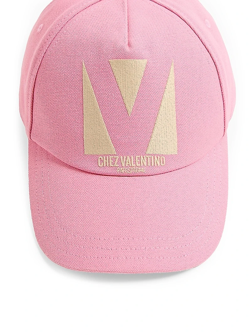 Chez Valentino Cotton Baseball Cap