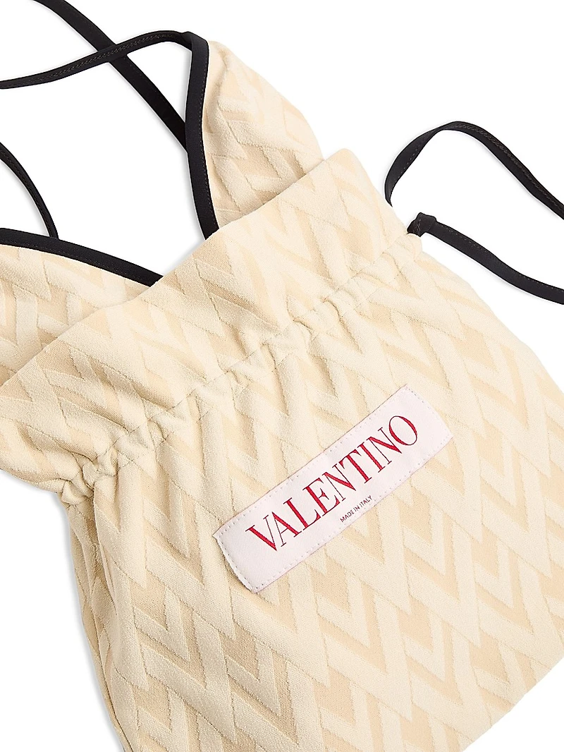 Toute La V Jacquard Swimsuit