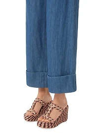 Rockstud Wedges Calfskin 90MM