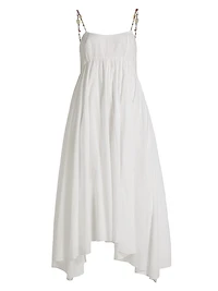 Rachel Cotton Voile Fit & Flare Midi-Dress