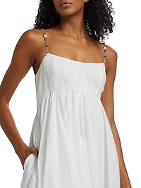 Rachel Cotton Voile Fit & Flare Midi-Dress