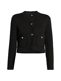 Compact Mesh Crop Jacket