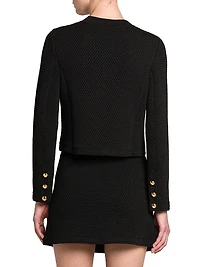 Compact Mesh Crop Jacket