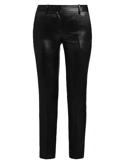 Liquid Satin Cigarette Pants