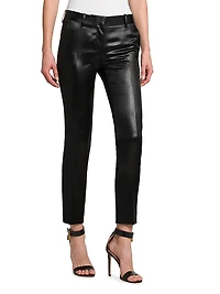 Liquid Satin Cigarette Pants