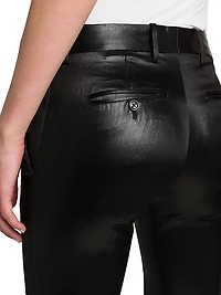 Liquid Satin Cigarette Pants