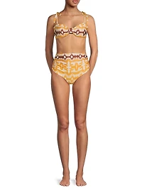Victoria Ruched Bikini Bottom