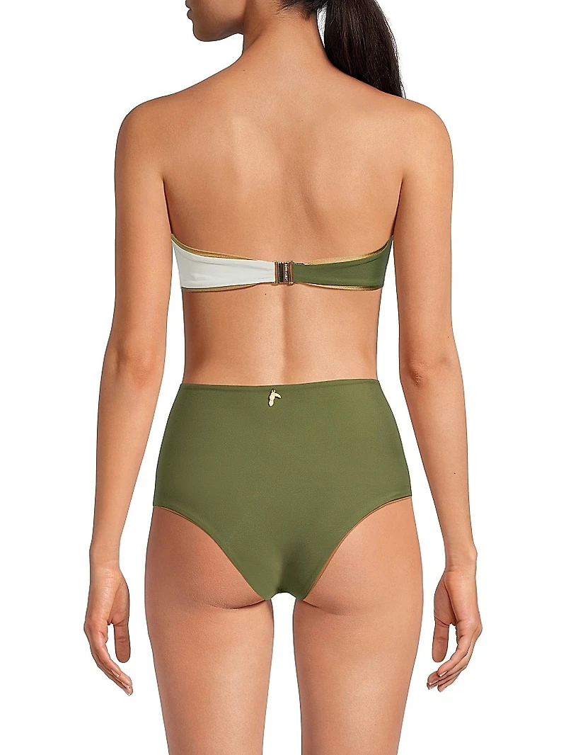 Emma Pleated Bikini Top