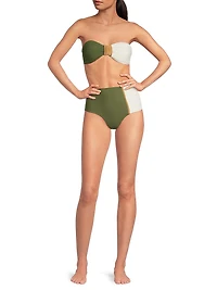 Emma Pleated Bikini Top