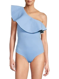 Tucan Reversible One-Shoulder Swimsuit