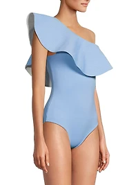 Tucan Reversible One-Shoulder Swimsuit