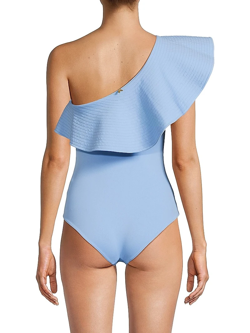 Tucan Reversible One-Shoulder Swimsuit