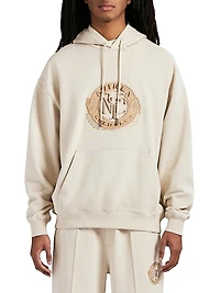 Gold Club Logo Cotton Fleece Hoodie