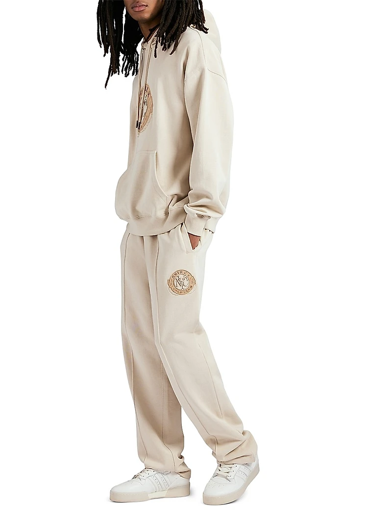 Gold Club Logo Cotton Fleece Hoodie