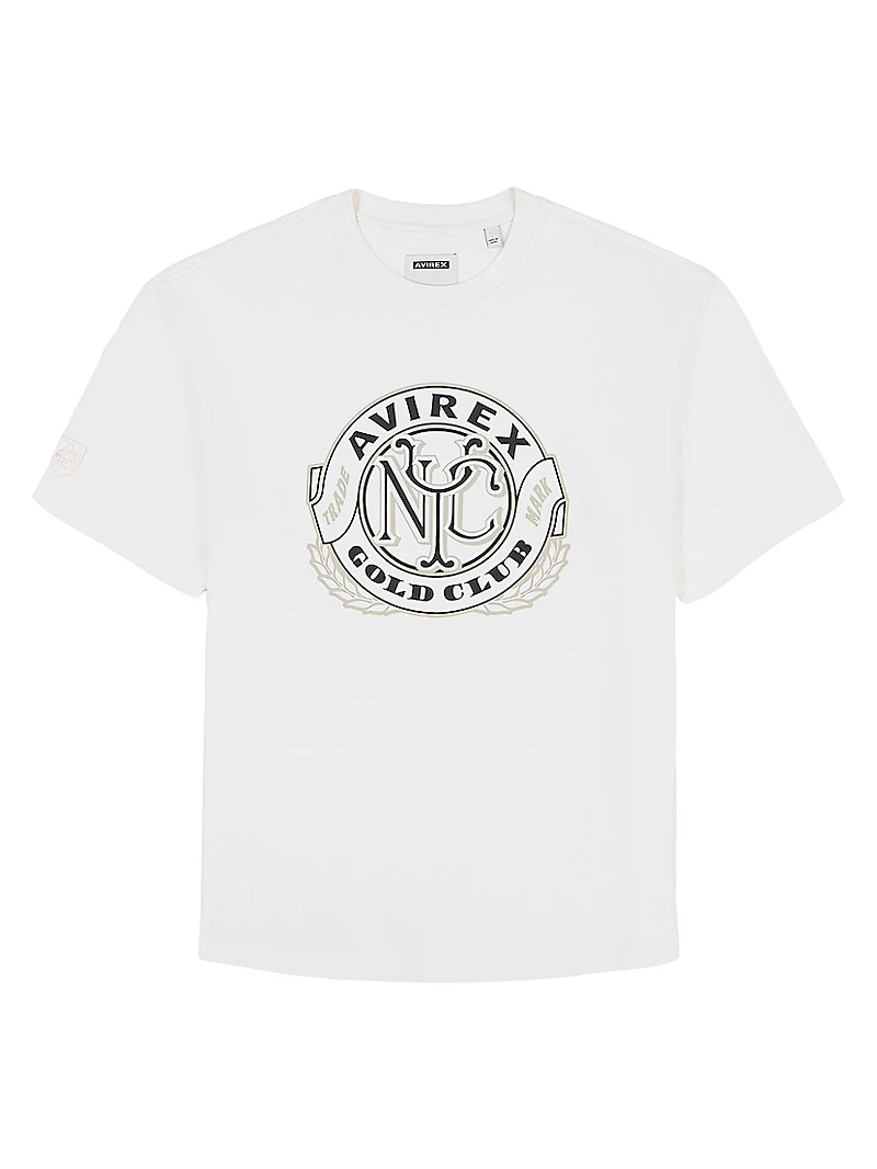 Gold Club Cotton Jersey T-Shirt