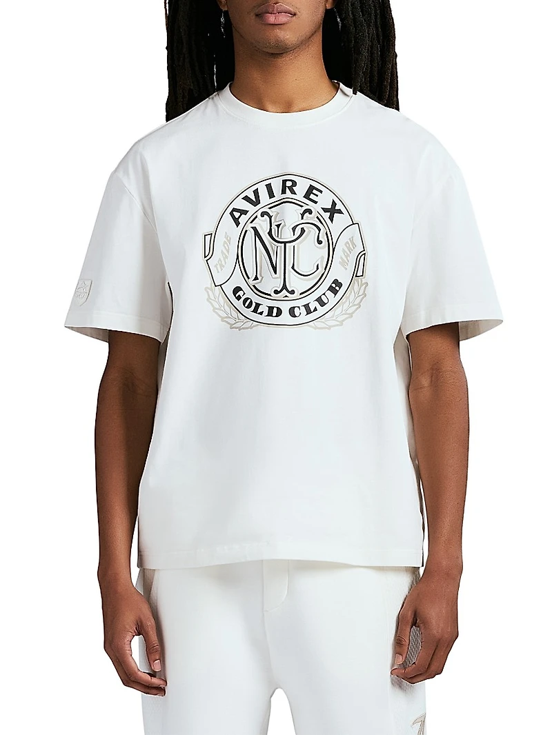 Gold Club Cotton Jersey T-Shirt