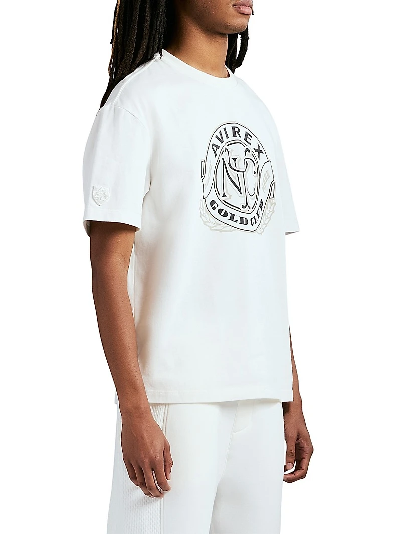 Gold Club Cotton Jersey T-Shirt