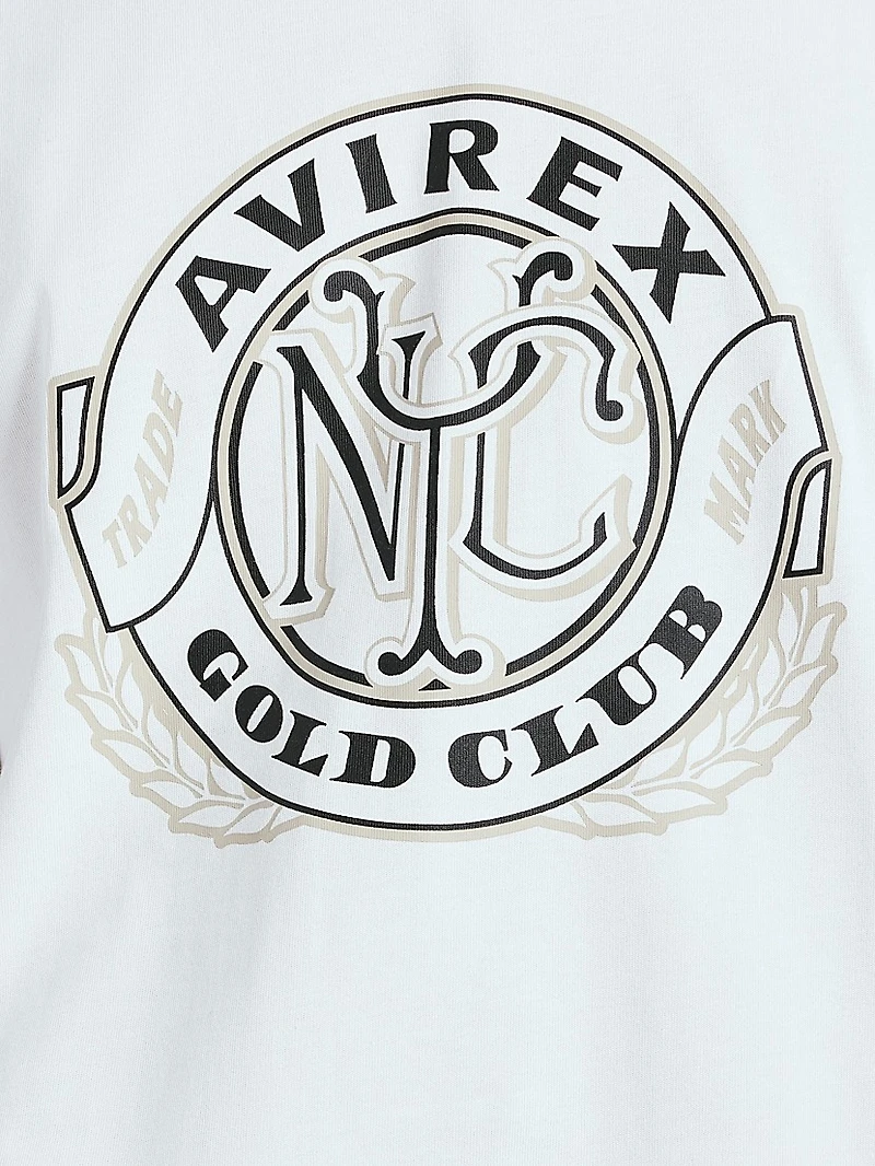 Gold Club Cotton Jersey T-Shirt