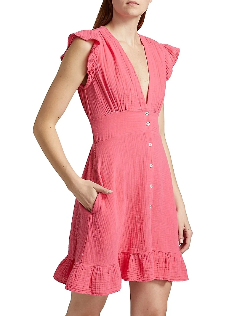 Dalton Muslin Sleeveless Minidress