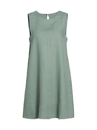Robyn Linen Shift Minidress