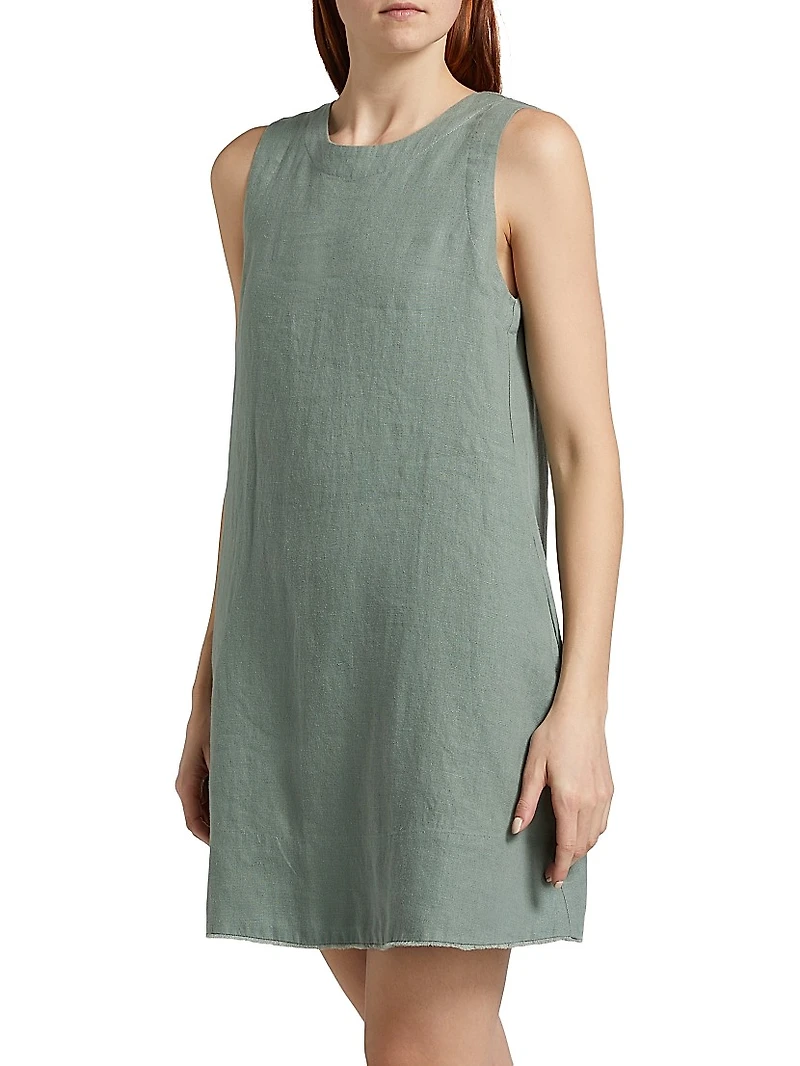 Robyn Linen Shift Minidress