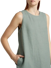 Robyn Linen Shift Minidress