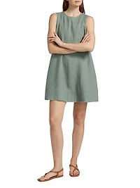 Robyn Linen Shift Minidress